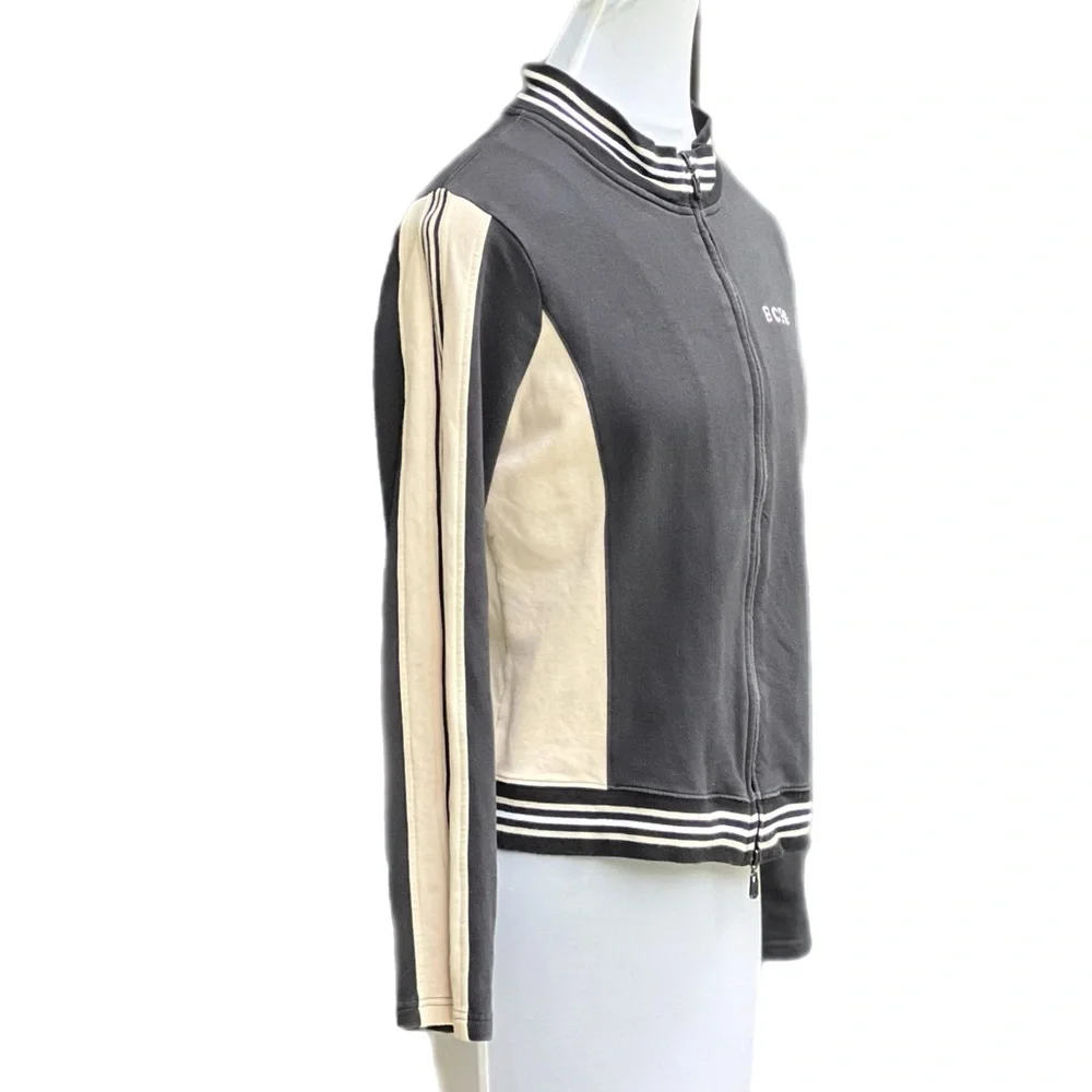 BDBC Jacket Black Cream/Off White Used Good Condition Small SM Stripes